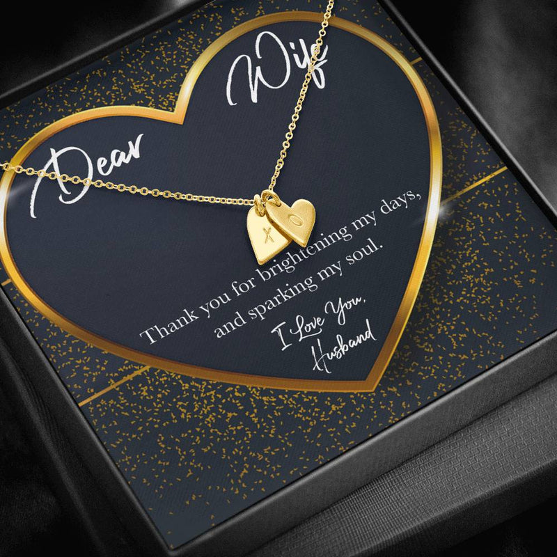 To My Wife Beautiful Sparking My Soul Necklace
