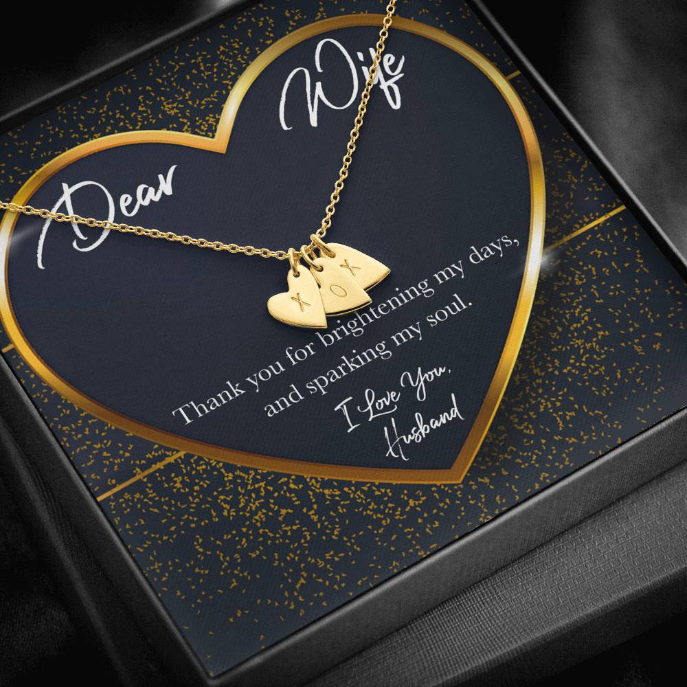 To My Wife Beautiful Sparking My Soul Necklace
