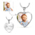 To My Daughter - Luxury Heart Shape Custom Neclace
